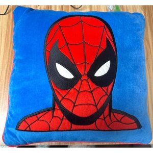 Marvel Ultimate Spiderman Decorative Pillow 15X15 Blue Red No tags